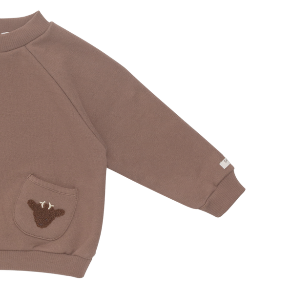 Foppe Sweater | Stags | Toffee