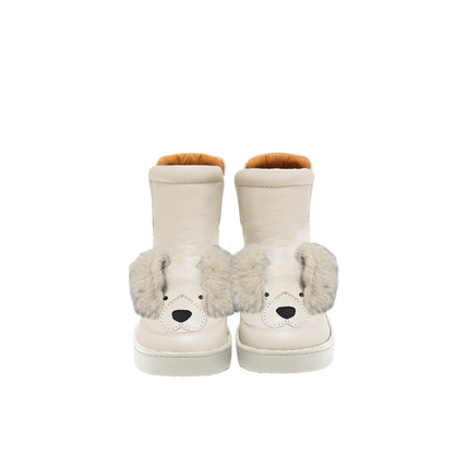 Thuru Exclusive Boots | Golden Retriever | Ivory Leather