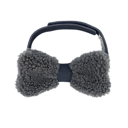 Furro Bow Tie | Anthracite Curly Faux Fur