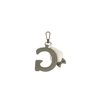 Alphabet Keychain Large | G | Stone Nubuck
