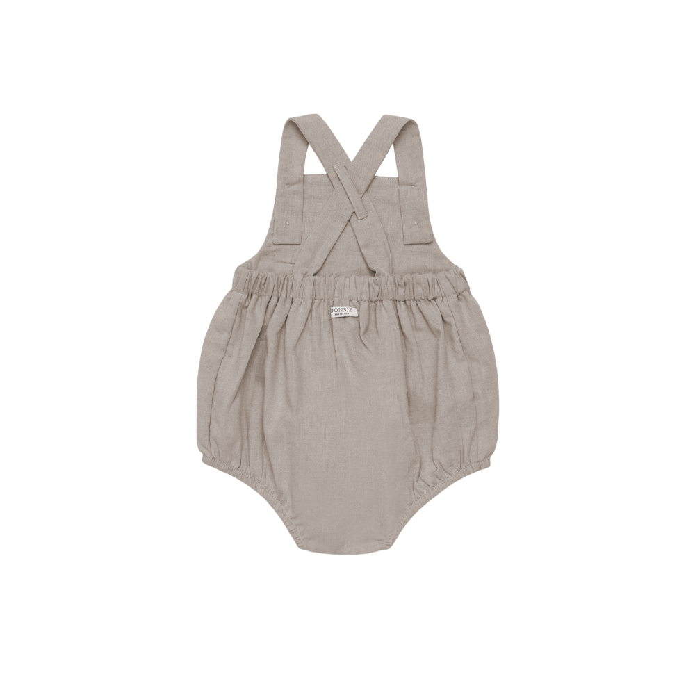 Gig Romper | Festive Lemurs | Taupe Melange