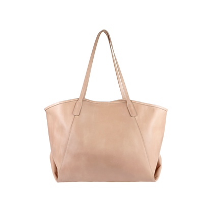 Giojah Tote Bag | Fluffy Bunny | Light Rust Leather