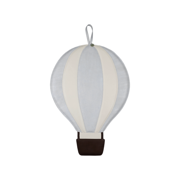 Gomi Ornament Medium | Air Balloon | Light Grey Metallic Nubuck
