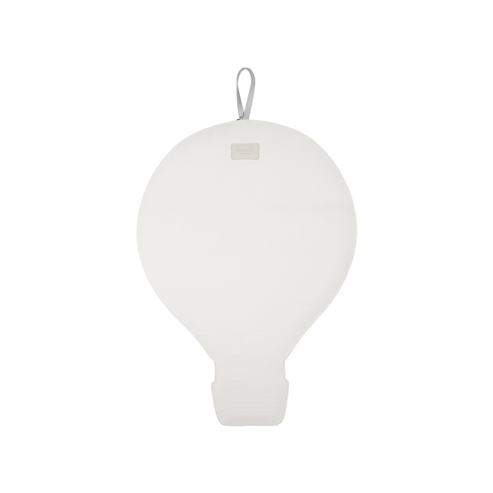 Gomi Ornament Medium | Air Balloon | Light Grey Metallic Nubuck