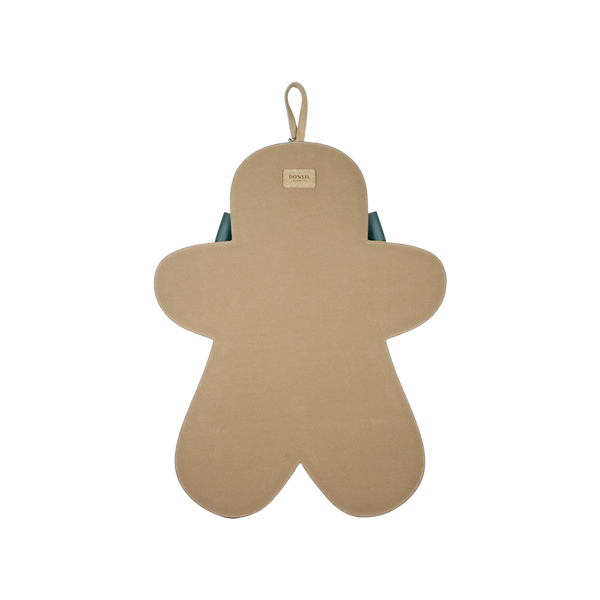 Gomi Ornament Medium | Gingerbread | Tan Metallic Suede
