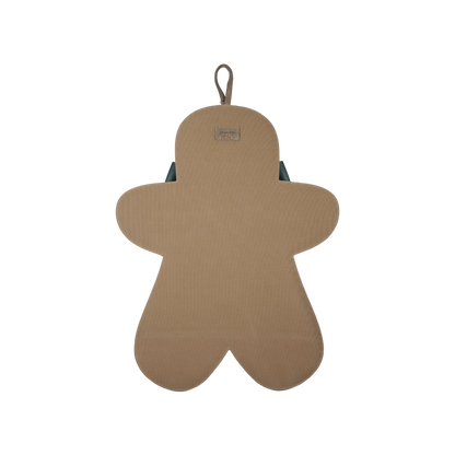 Gomi Ornament Medium | Gingerbread | Teddy Brown Metallic Suede