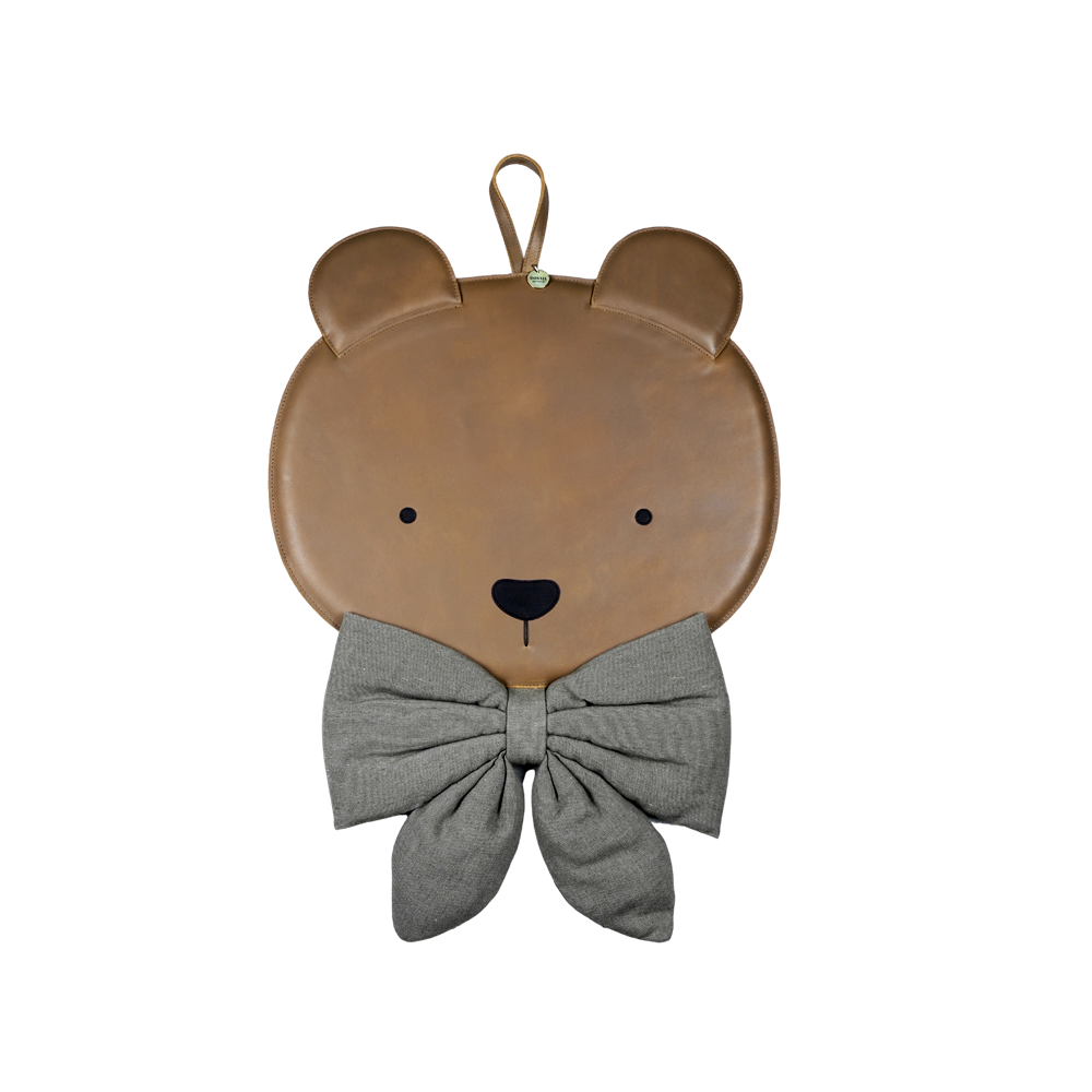 Harow Ornament Medium | Bear | Cognac Classic Leather