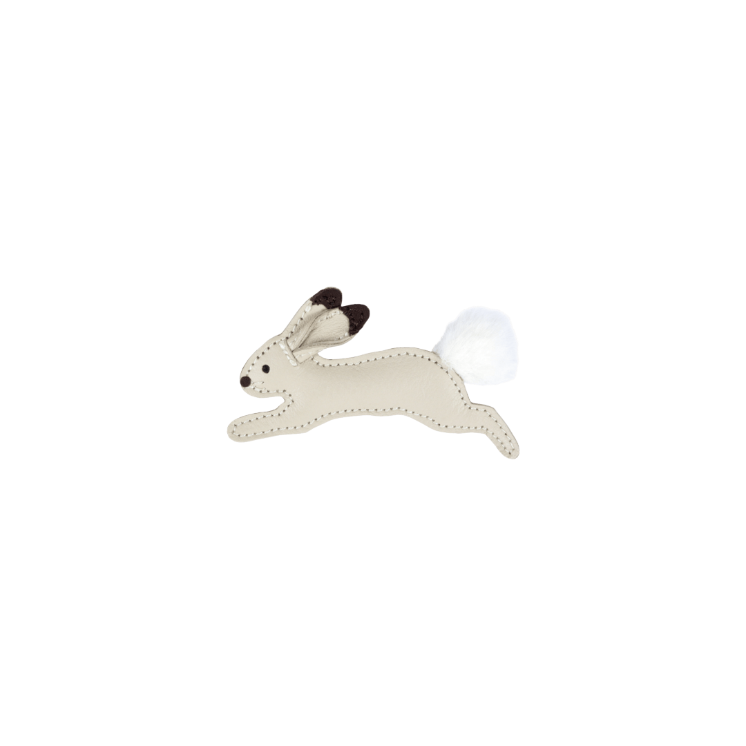 Hoppe Clip | Arctic Hare | Cream Leather