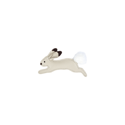 Hoppe Clip | Arctic Hare | Cream Leather