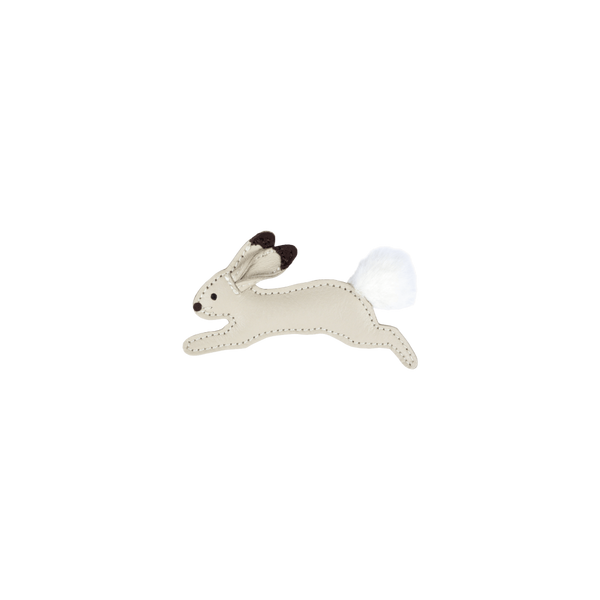 Hoppe Clip | Arctic Hare | Cream Leather