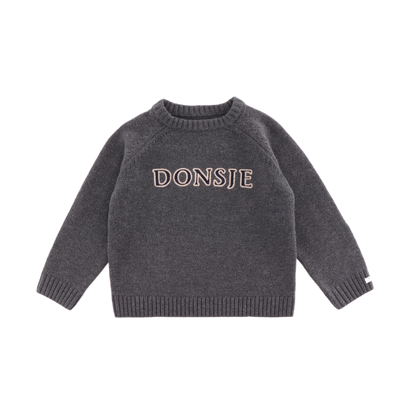 Fionn Merino Wool Sweater | Cloudy Grey Melange