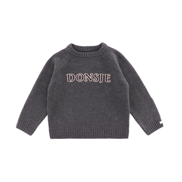 Fionn Merino Wool Sweater | Cloudy Grey Melange