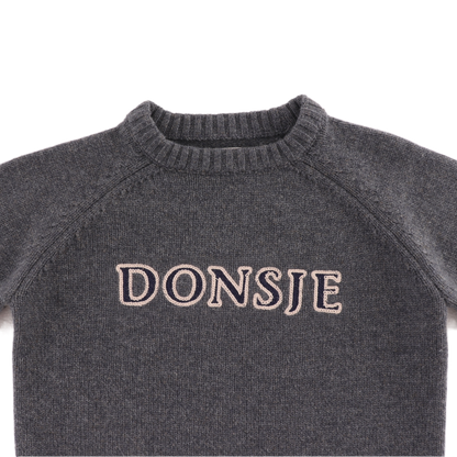 Fionn Merino Wool Sweater | Cloudy Grey Melange