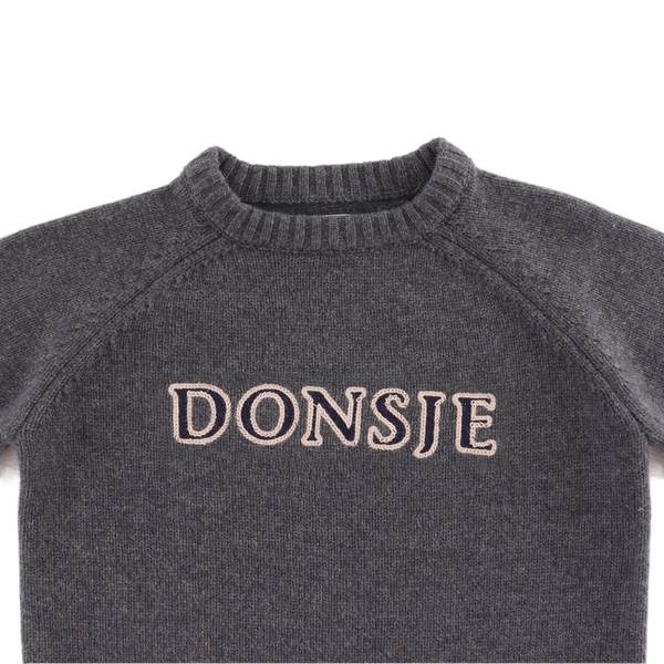 Fionn Merino Wool Sweater | Cloudy Grey Melange