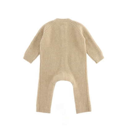 Geertje Merino Wool Jumpsuit | Biscotti Melange