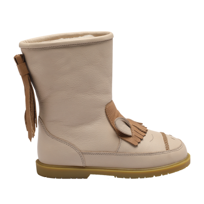 Wadudu Special Boots | Horse | Ivory Leather