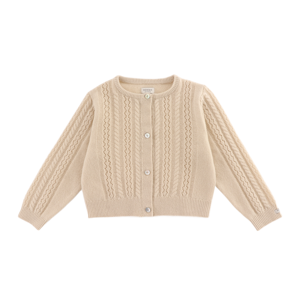 Danik Merino Wool Cardigan | Soft Sand