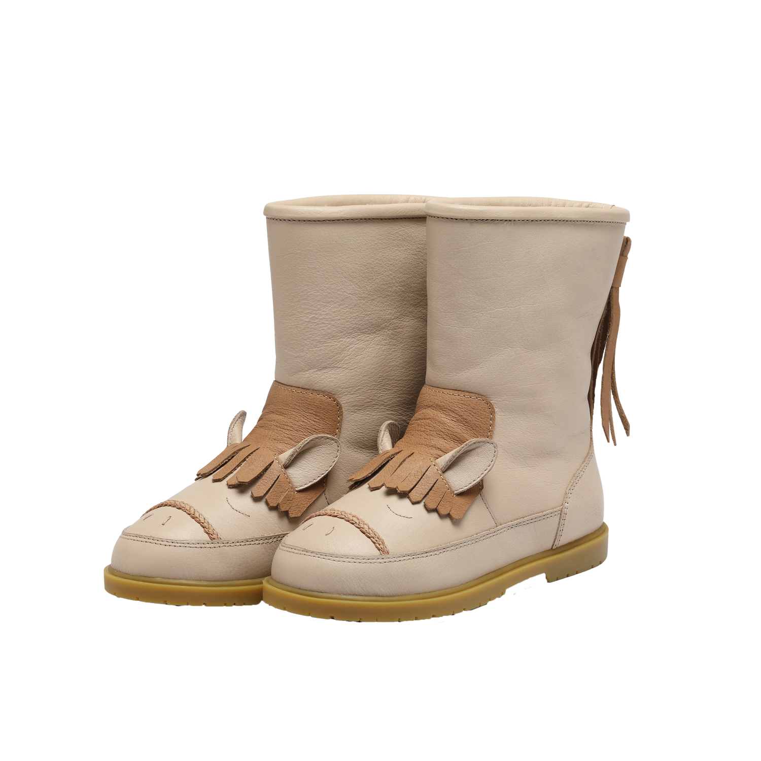 Wadudu Special Boots | Horse | Ivory Leather