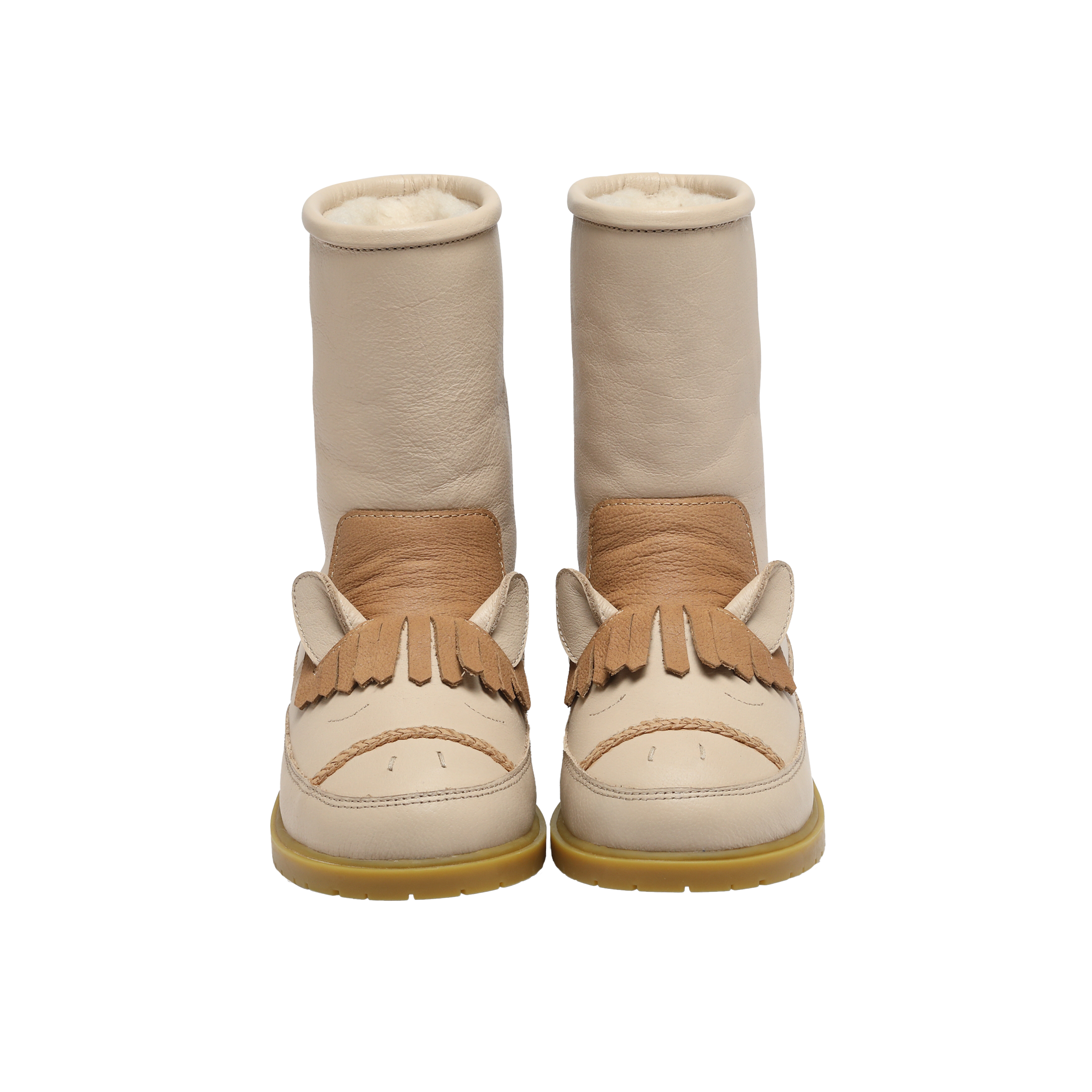 Wadudu Special Boots | Horse | Ivory Leather