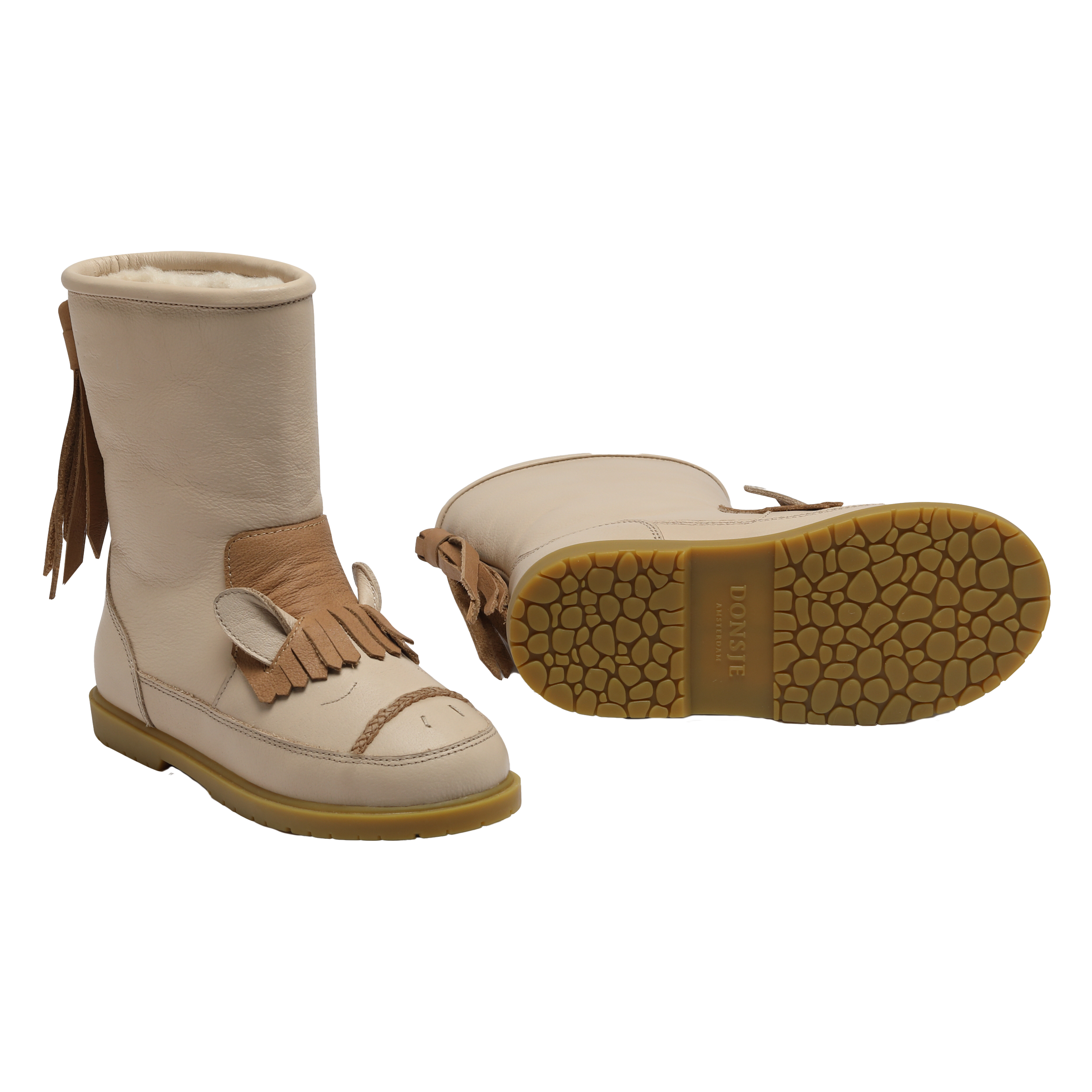 Wadudu Special Boots | Horse | Ivory Leather