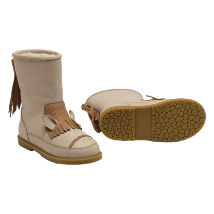 Wadudu Special Boots | Horse | Ivory Leather