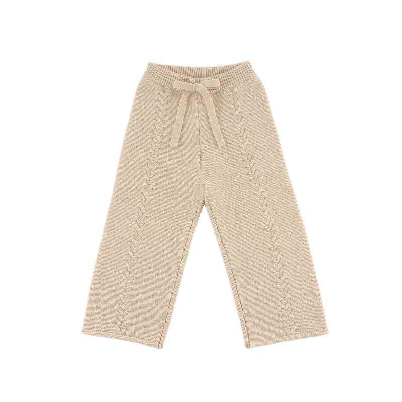 Sulien Merino Wool Trousers | Soft Sand