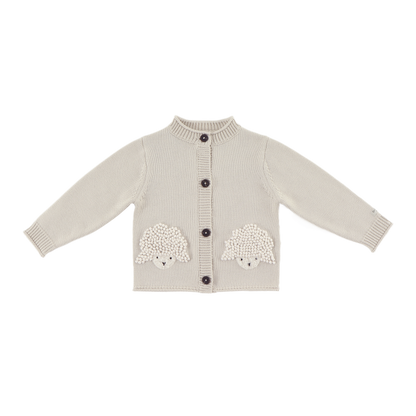 Dieck Cardigan | Lammies | White Sand