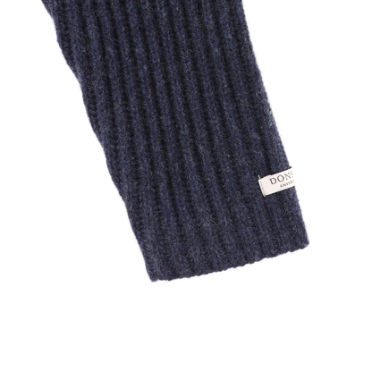 Sieb Merino Wool Cardigan | Blue Marine Melange