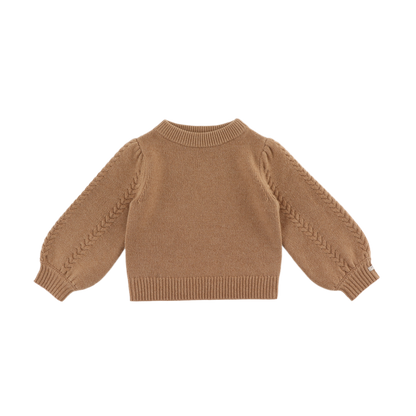 Kasine Merino Wool Sweater | Hazelnut