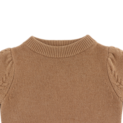 Kasine Merino Wool Sweater | Hazelnut