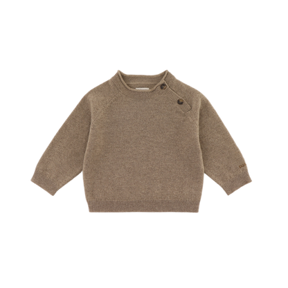 Collyns Cashmere Wool Sweater | Dusty Brown