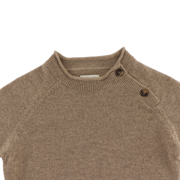 Collyns Cashmere Wool Sweater | Dusty Brown