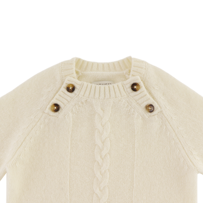 Juelz Merino Wool Onesie | Off White