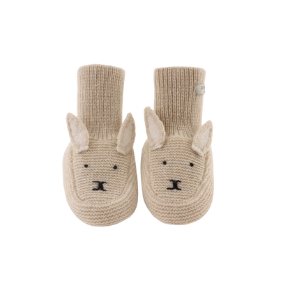 Maicer Merino Wool Booties | Bunny | Soft Sand