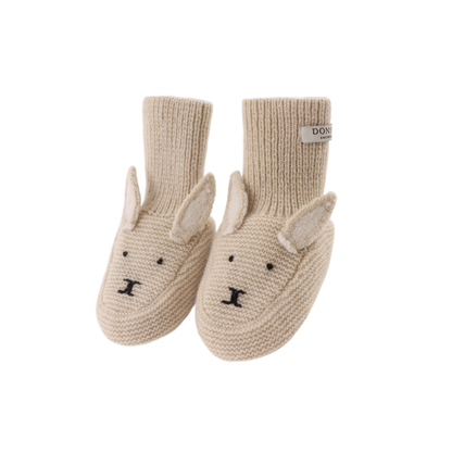 Maicer Merino Wool Booties | Bunny | Soft Sand