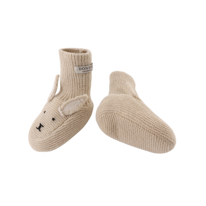 Maicer Merino Wool Booties | Bunny | Soft Sand