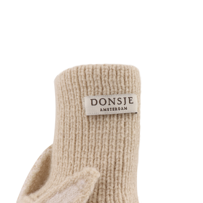 Maicer Merino Wool Booties | Bunny | Soft Sand