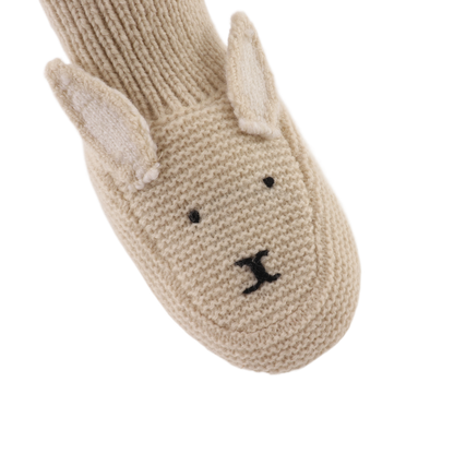 Maicer Merino Wool Booties | Bunny | Soft Sand