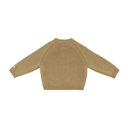 Sibbe Merino Wool Sweater | Bear | Sesame