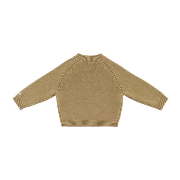 Sibbe Merino Wool Sweater | Bear | Sesame
