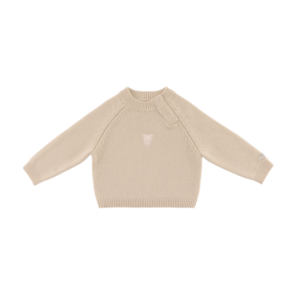 Sibbe Merino Wool Sweater | Unicorn | Soft Sand