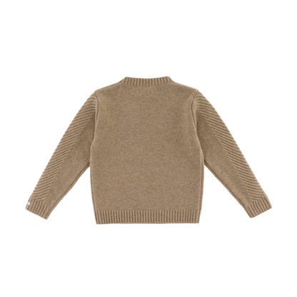 Geeratz Merino Wool Sweater | Stag | Milk Chocolate Melange