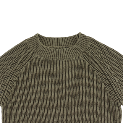 Jade Sweater | Stone Green
