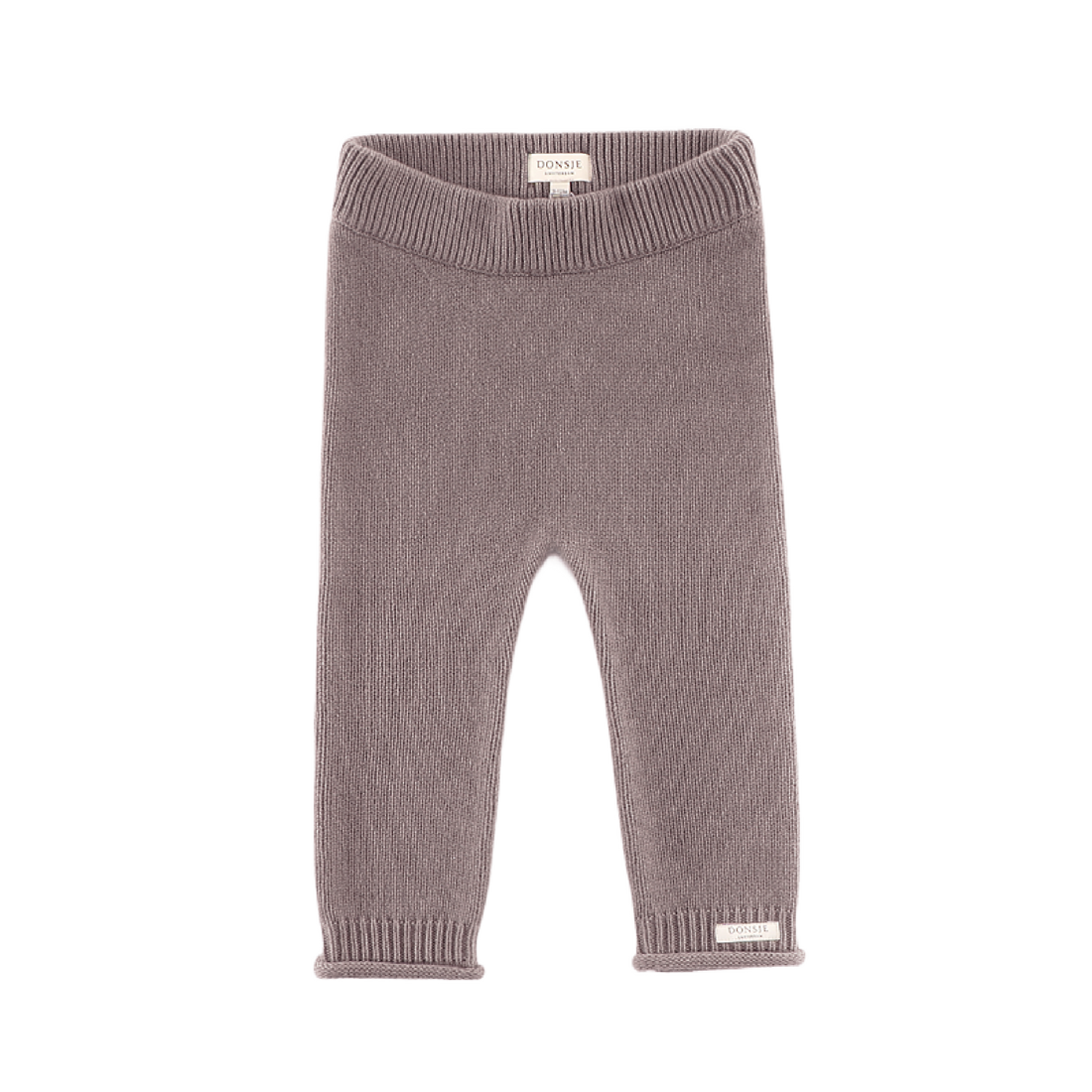 Trig Merino Wool Trousers | Dark Taupe Melange