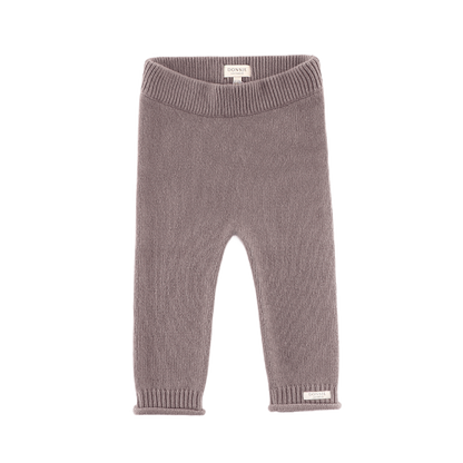 Trig Merino Wool Trousers | Dark Taupe Melange