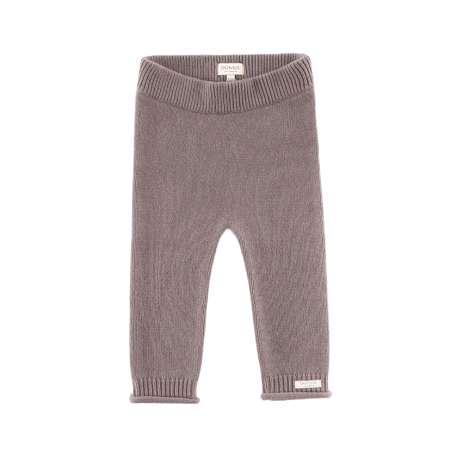 Trig Merino Wool Trousers | Dark Taupe Melange