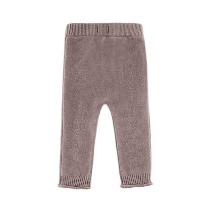 Trig Merino Wool Trousers | Dark Taupe Melange