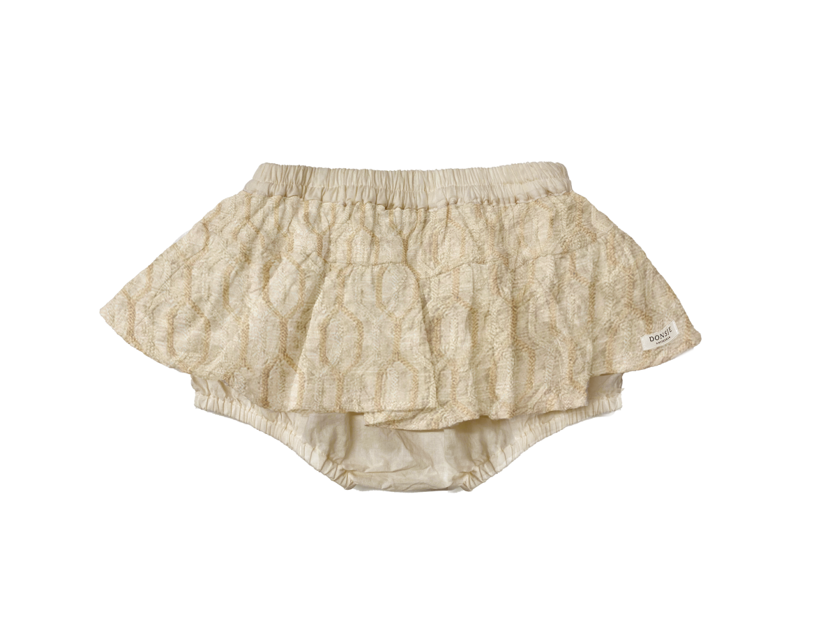 Lonna Skirt | Soft Taupe - Rose Chain