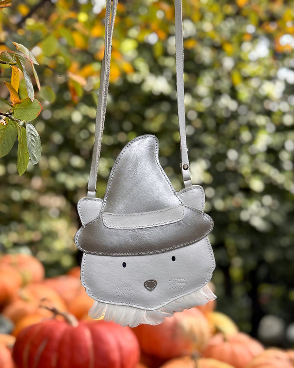 Spokie Purse | Magic Cat | Off White Leather