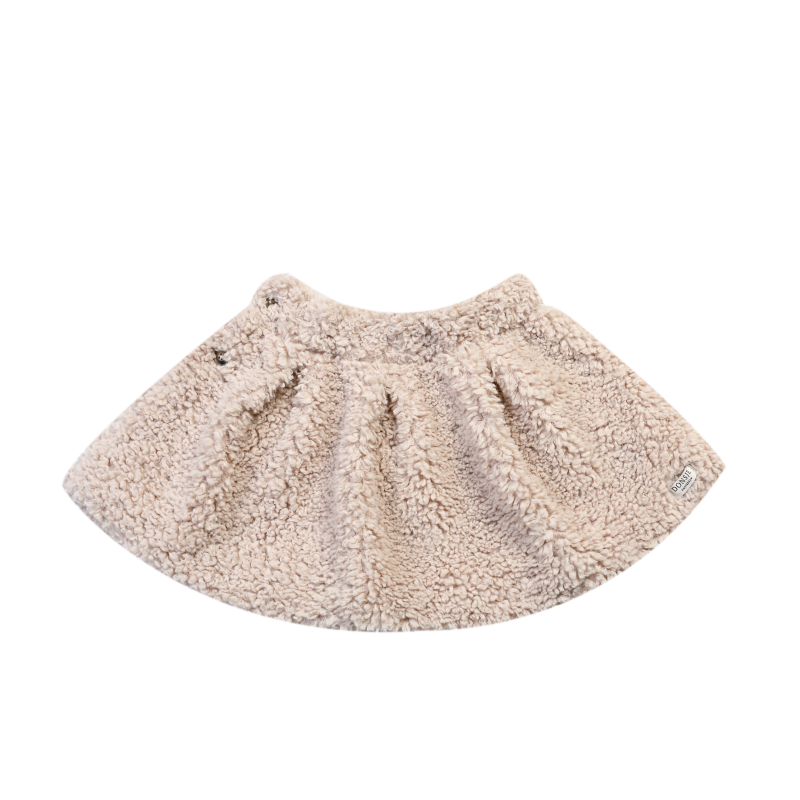 Isabelle Skirt | Soft Taupe Teddy